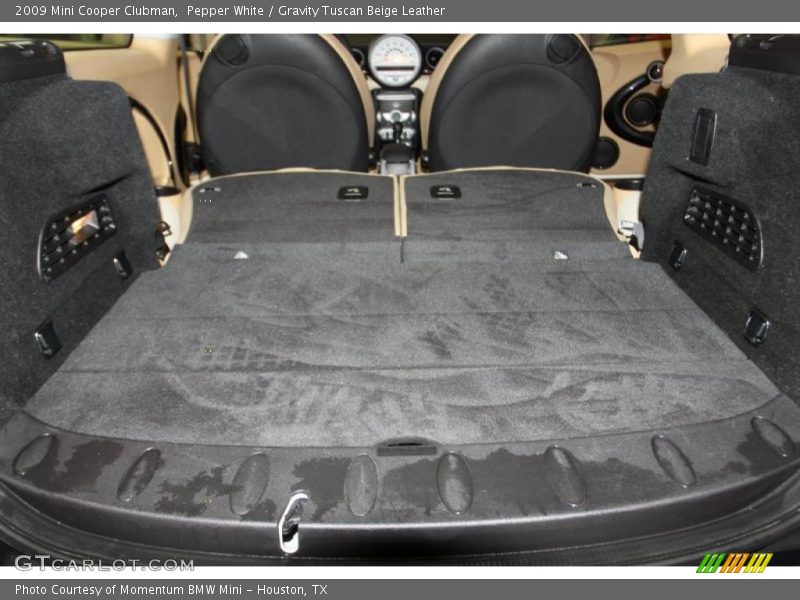 Pepper White / Gravity Tuscan Beige Leather 2009 Mini Cooper Clubman