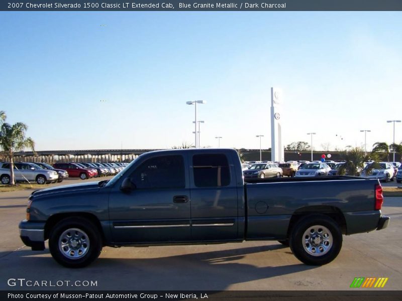 Blue Granite Metallic / Dark Charcoal 2007 Chevrolet Silverado 1500 Classic LT Extended Cab