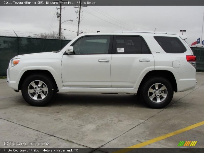 Blizzard White Pearl / Sand Beige 2011 Toyota 4Runner SR5