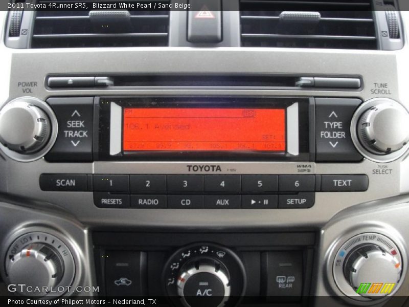 Blizzard White Pearl / Sand Beige 2011 Toyota 4Runner SR5
