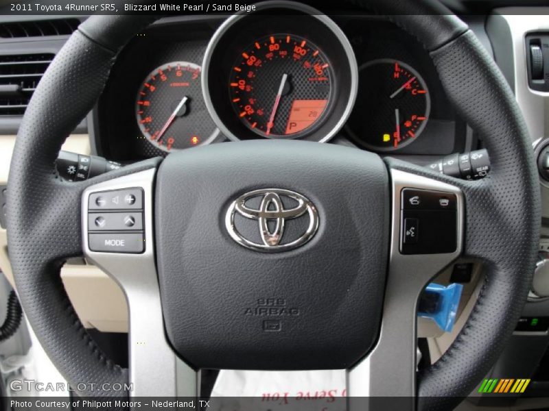 Blizzard White Pearl / Sand Beige 2011 Toyota 4Runner SR5