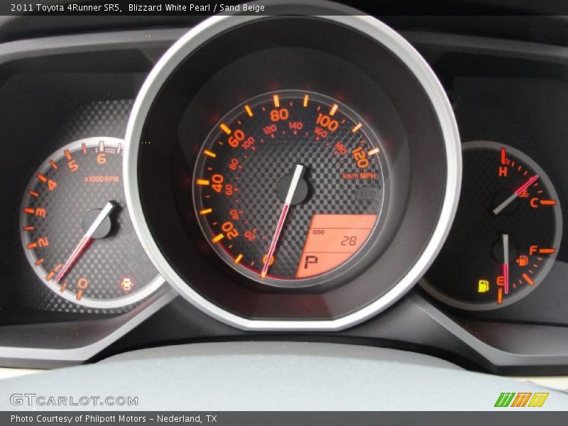 Blizzard White Pearl / Sand Beige 2011 Toyota 4Runner SR5