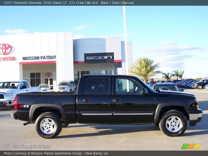 Black / Dark Charcoal 2007 Chevrolet Silverado 1500 Classic LT  Z71 Crew Cab 4x4