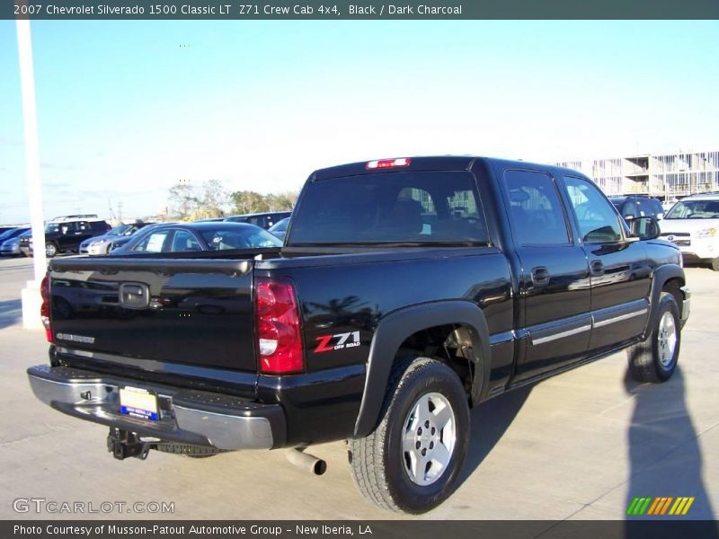 Black / Dark Charcoal 2007 Chevrolet Silverado 1500 Classic LT  Z71 Crew Cab 4x4