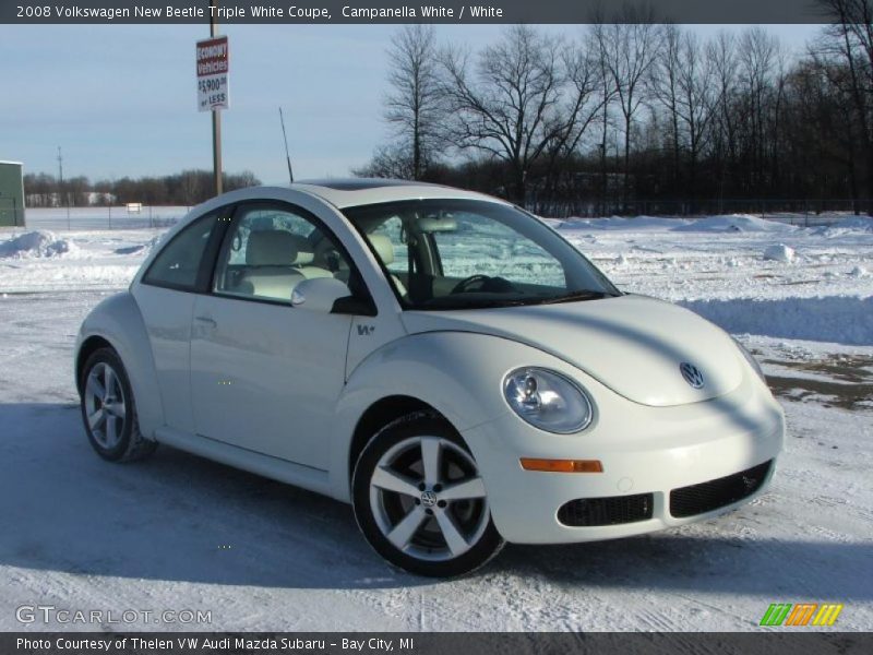 Campanella White / White 2008 Volkswagen New Beetle Triple White Coupe