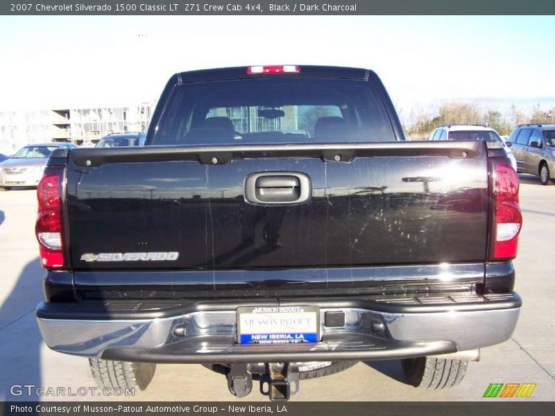 Black / Dark Charcoal 2007 Chevrolet Silverado 1500 Classic LT  Z71 Crew Cab 4x4