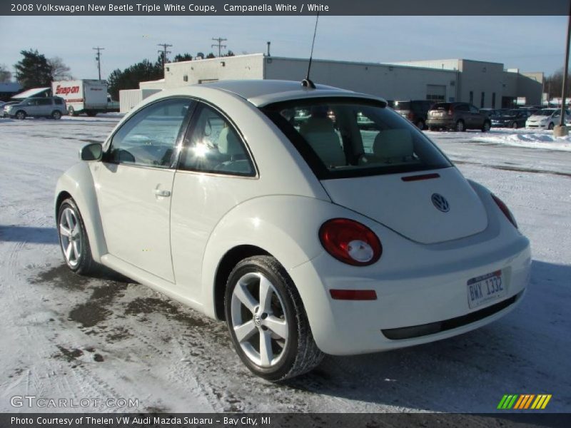 Campanella White / White 2008 Volkswagen New Beetle Triple White Coupe