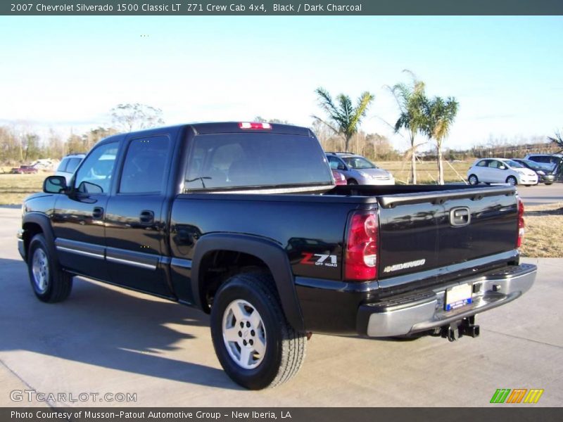 Black / Dark Charcoal 2007 Chevrolet Silverado 1500 Classic LT  Z71 Crew Cab 4x4