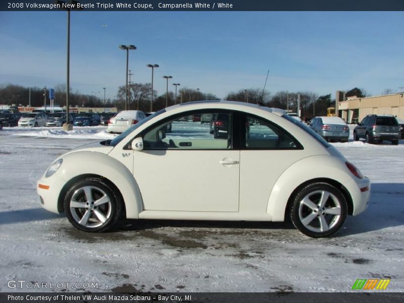 Campanella White / White 2008 Volkswagen New Beetle Triple White Coupe