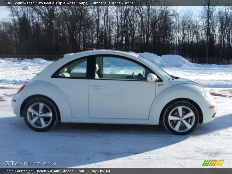 Campanella White / White 2008 Volkswagen New Beetle Triple White Coupe