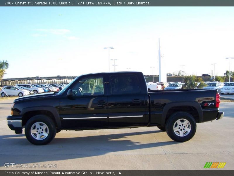Black / Dark Charcoal 2007 Chevrolet Silverado 1500 Classic LT  Z71 Crew Cab 4x4
