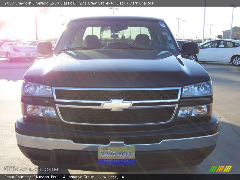 Black / Dark Charcoal 2007 Chevrolet Silverado 1500 Classic LT  Z71 Crew Cab 4x4