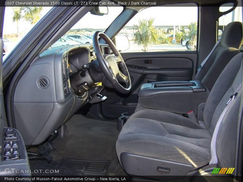 Black / Dark Charcoal 2007 Chevrolet Silverado 1500 Classic LT  Z71 Crew Cab 4x4