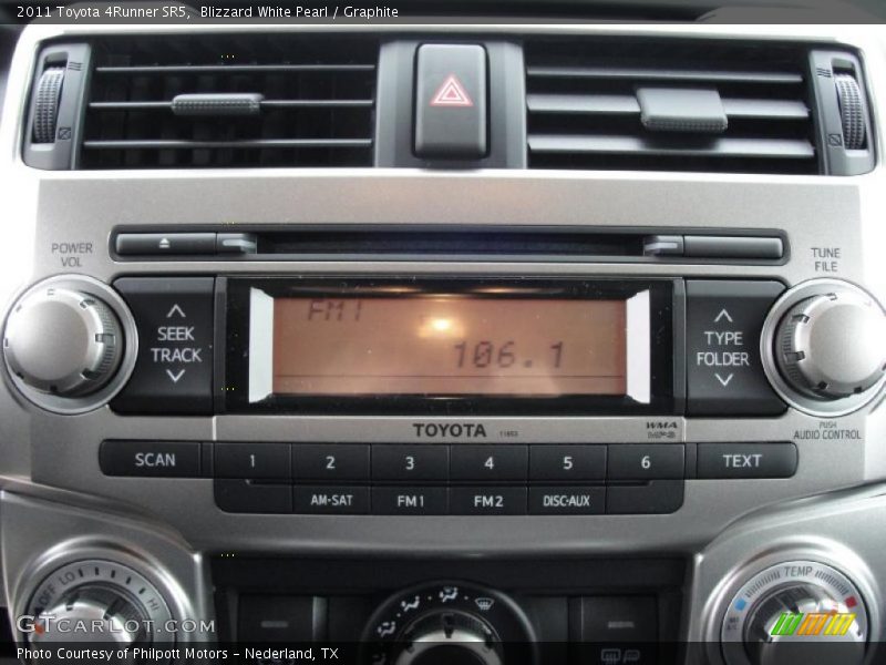 Blizzard White Pearl / Graphite 2011 Toyota 4Runner SR5