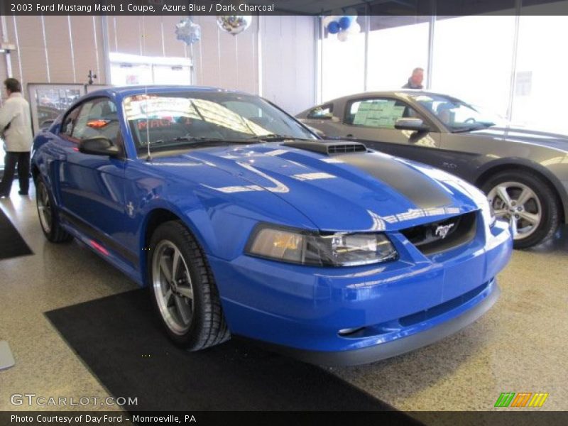 Front 3/4 View of 2003 Mustang Mach 1 Coupe