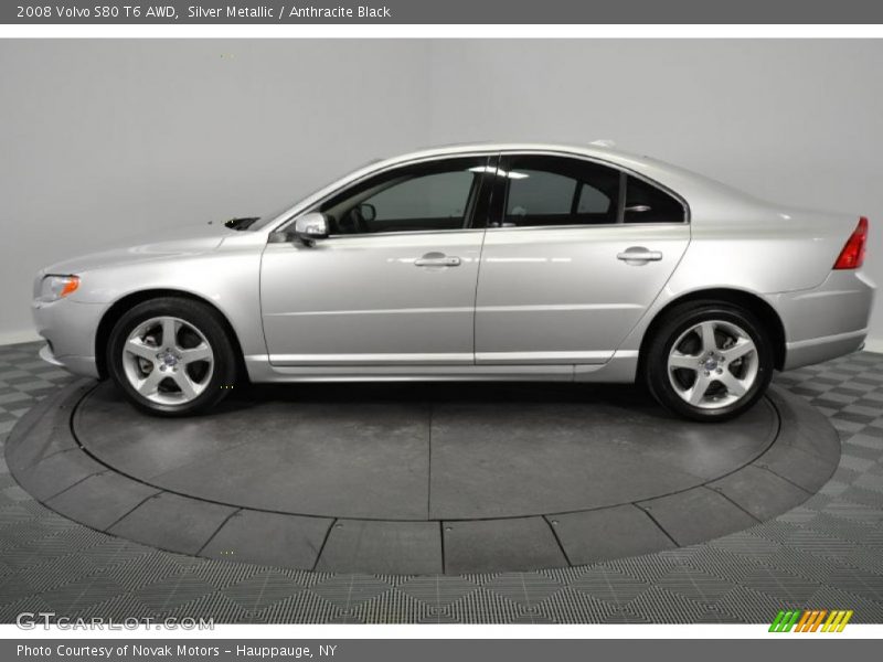 Silver Metallic / Anthracite Black 2008 Volvo S80 T6 AWD