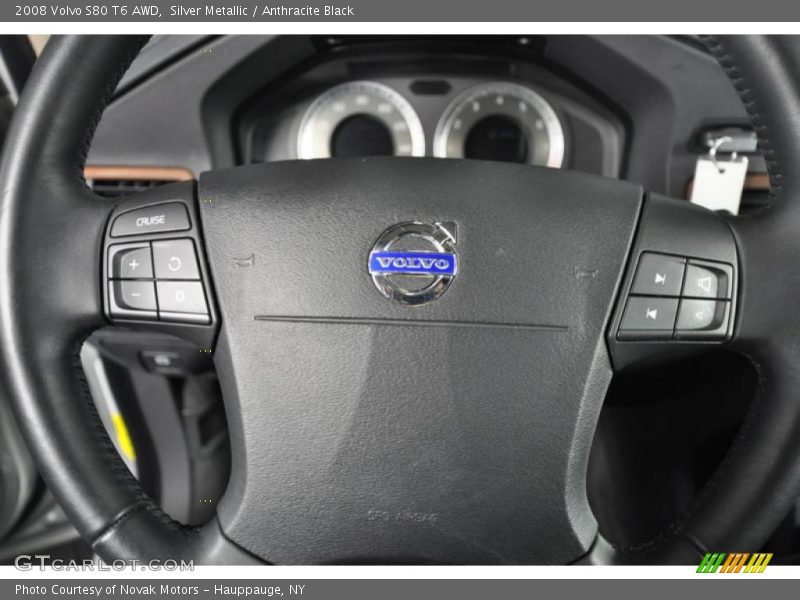 Silver Metallic / Anthracite Black 2008 Volvo S80 T6 AWD