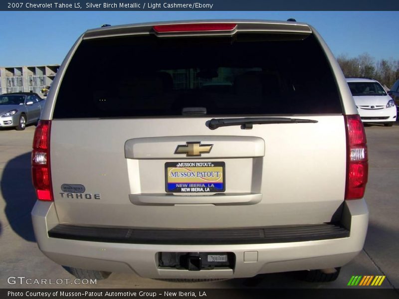 Silver Birch Metallic / Light Cashmere/Ebony 2007 Chevrolet Tahoe LS