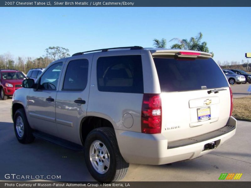 Silver Birch Metallic / Light Cashmere/Ebony 2007 Chevrolet Tahoe LS