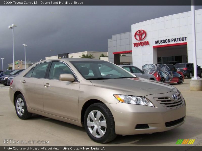 Desert Sand Metallic / Bisque 2009 Toyota Camry LE