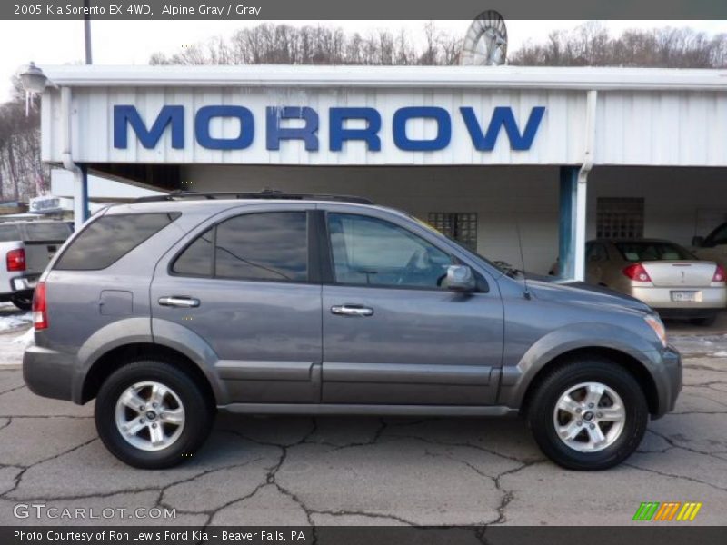 Alpine Gray / Gray 2005 Kia Sorento EX 4WD