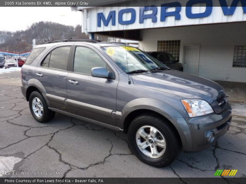 Alpine Gray / Gray 2005 Kia Sorento EX 4WD