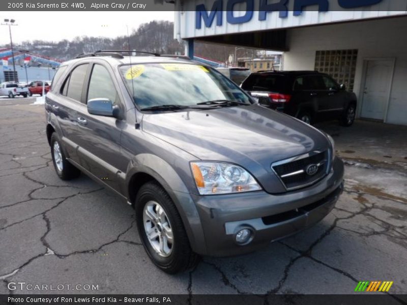Alpine Gray / Gray 2005 Kia Sorento EX 4WD