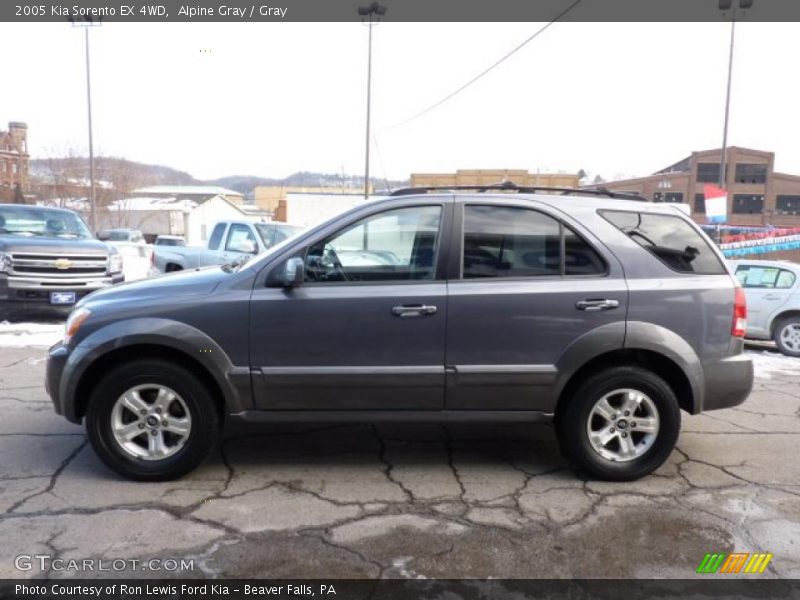 Alpine Gray / Gray 2005 Kia Sorento EX 4WD