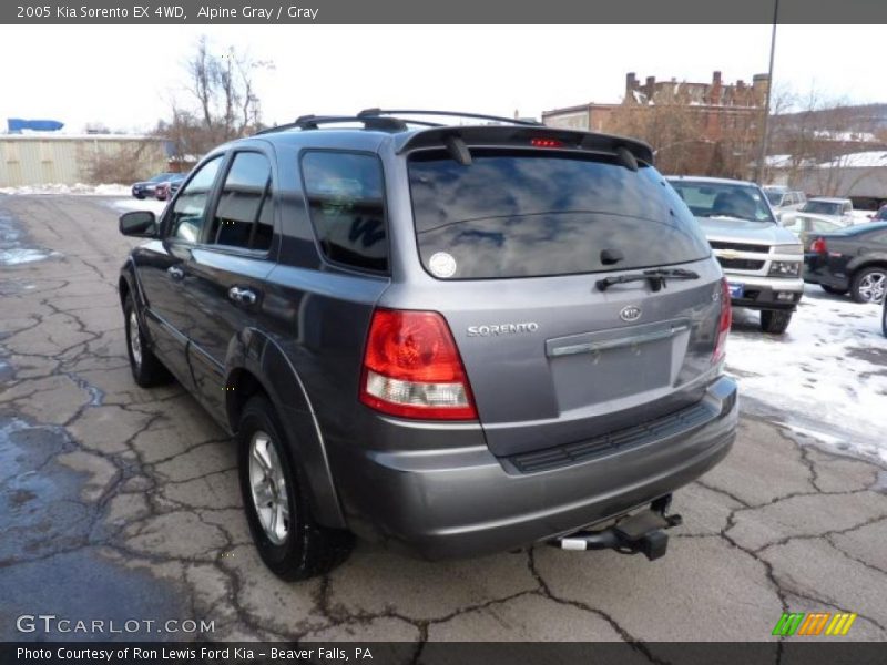 Alpine Gray / Gray 2005 Kia Sorento EX 4WD