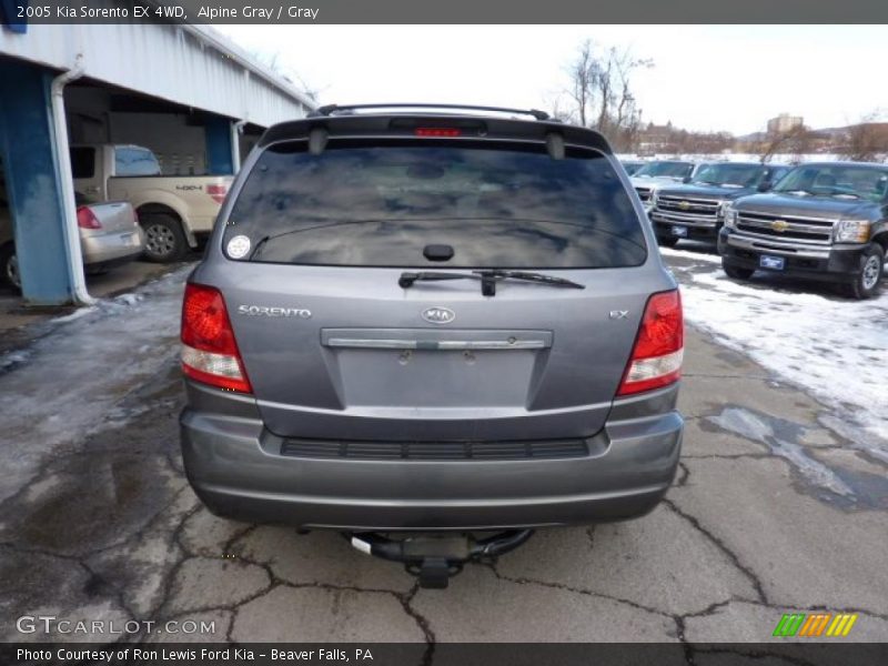 Alpine Gray / Gray 2005 Kia Sorento EX 4WD