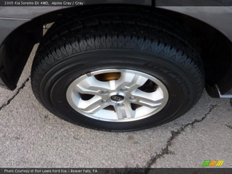 Alpine Gray / Gray 2005 Kia Sorento EX 4WD