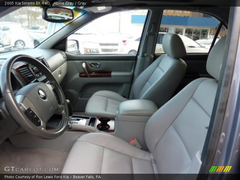 Alpine Gray / Gray 2005 Kia Sorento EX 4WD
