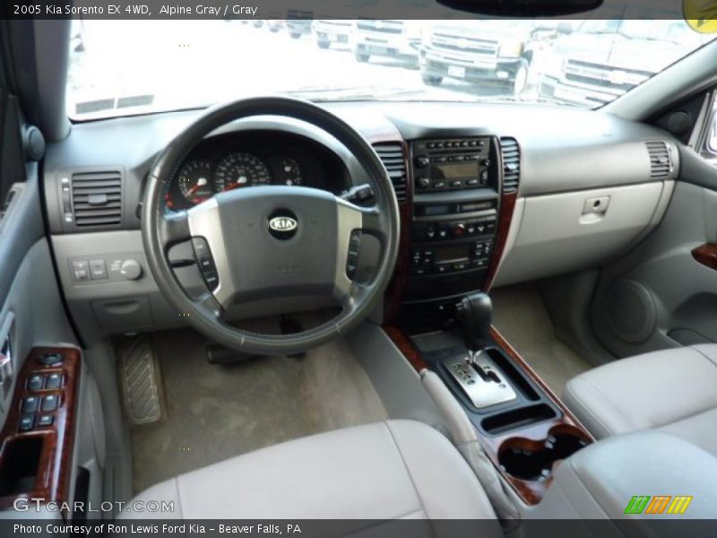 Alpine Gray / Gray 2005 Kia Sorento EX 4WD