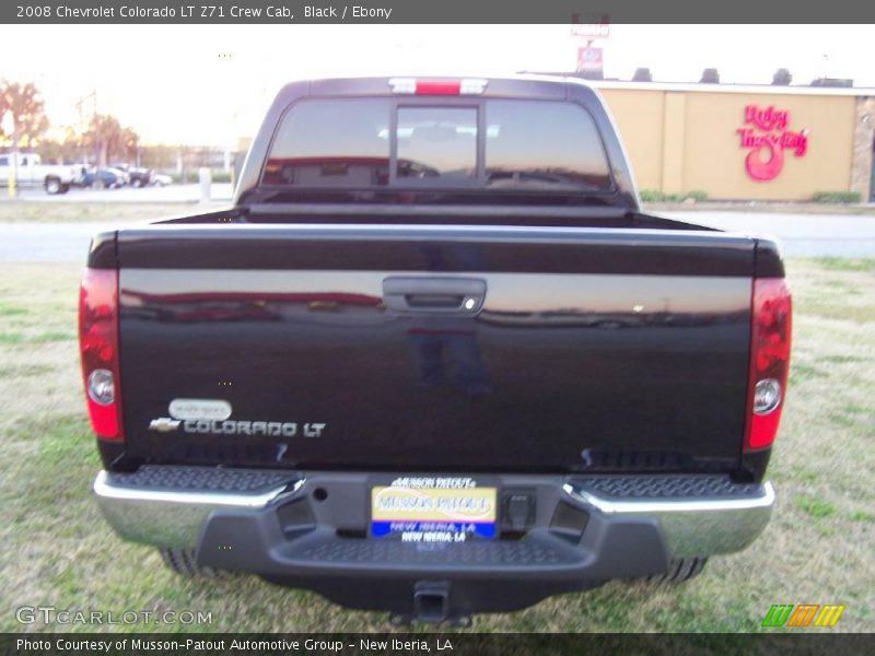 Black / Ebony 2008 Chevrolet Colorado LT Z71 Crew Cab