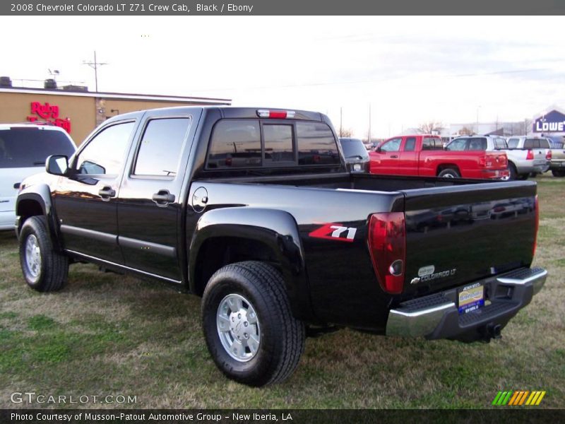 Black / Ebony 2008 Chevrolet Colorado LT Z71 Crew Cab