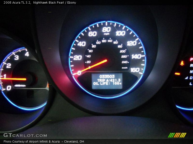 Nighthawk Black Pearl / Ebony 2008 Acura TL 3.2