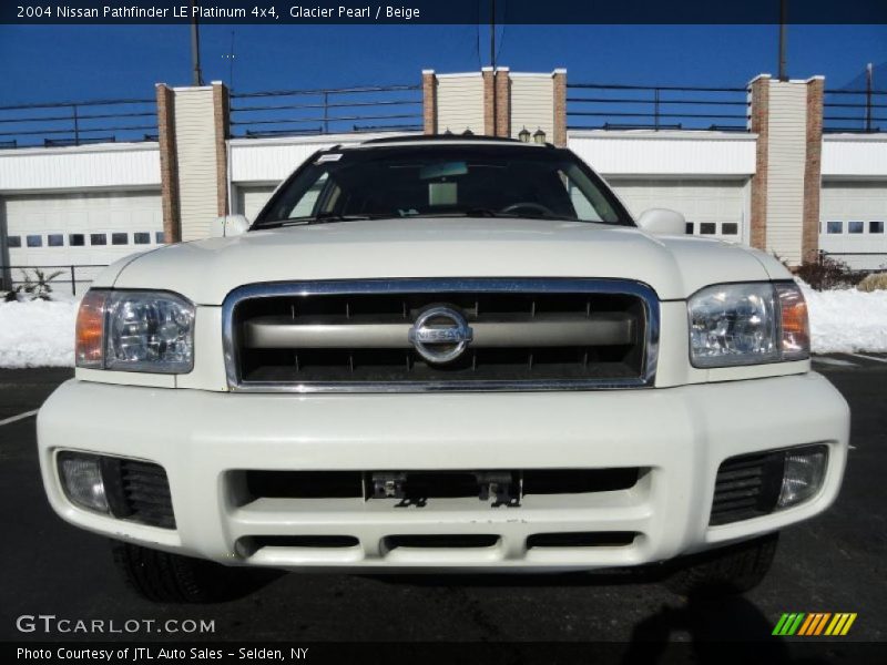 Glacier Pearl / Beige 2004 Nissan Pathfinder LE Platinum 4x4