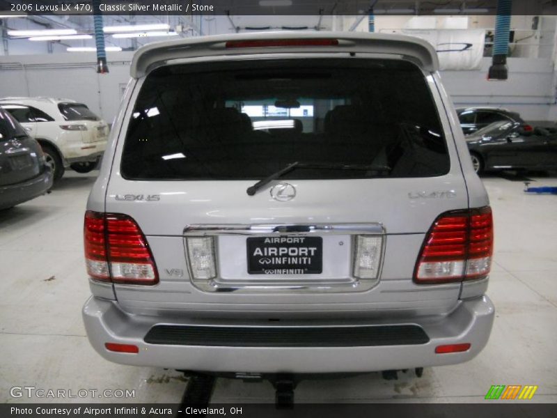 Classic Silver Metallic / Stone 2006 Lexus LX 470