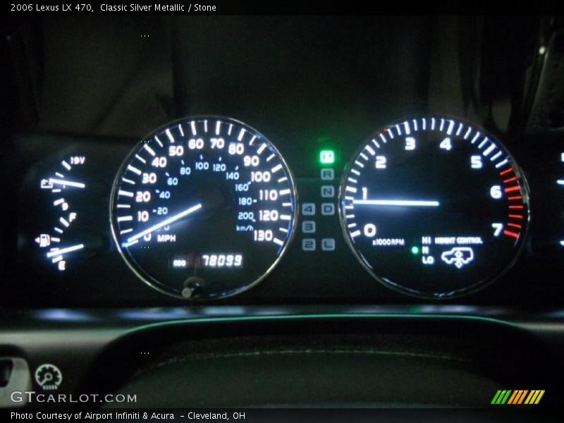 Classic Silver Metallic / Stone 2006 Lexus LX 470