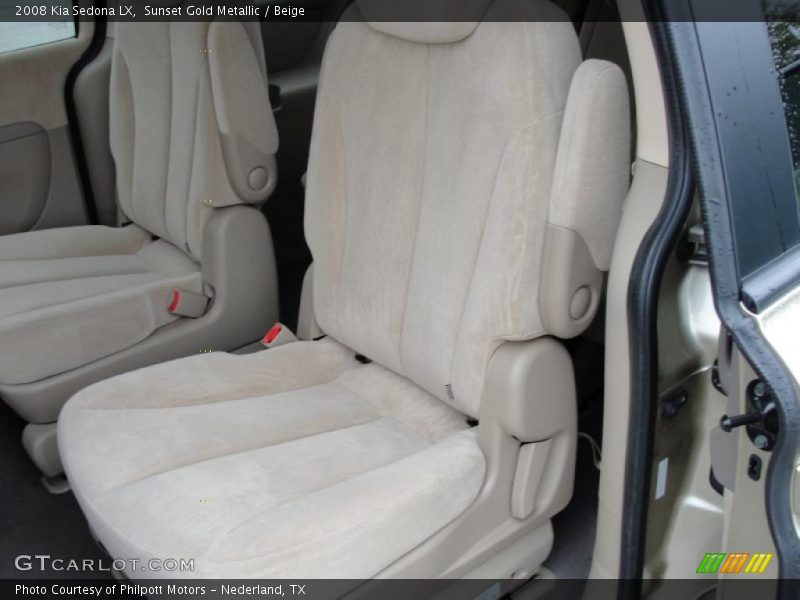 Sunset Gold Metallic / Beige 2008 Kia Sedona LX