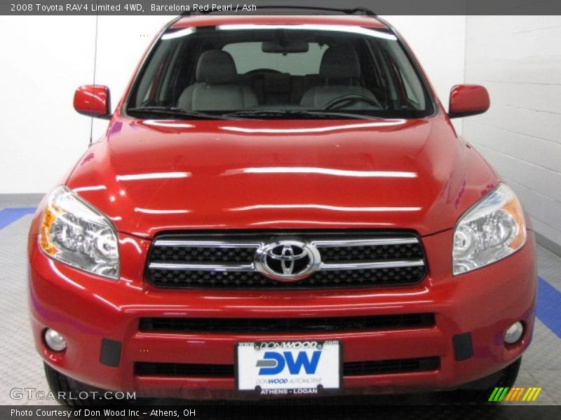Barcelona Red Pearl / Ash 2008 Toyota RAV4 Limited 4WD