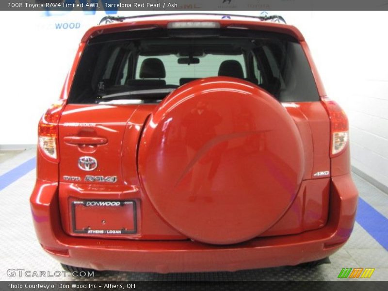 Barcelona Red Pearl / Ash 2008 Toyota RAV4 Limited 4WD