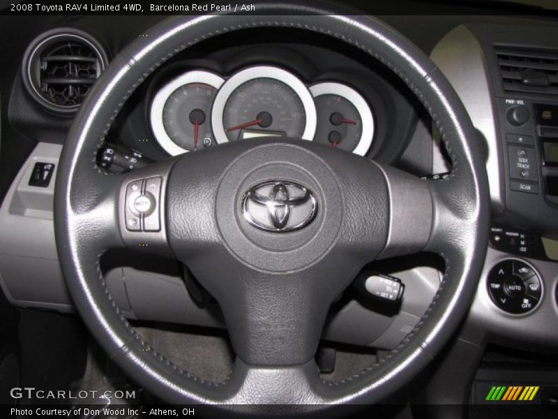 Barcelona Red Pearl / Ash 2008 Toyota RAV4 Limited 4WD