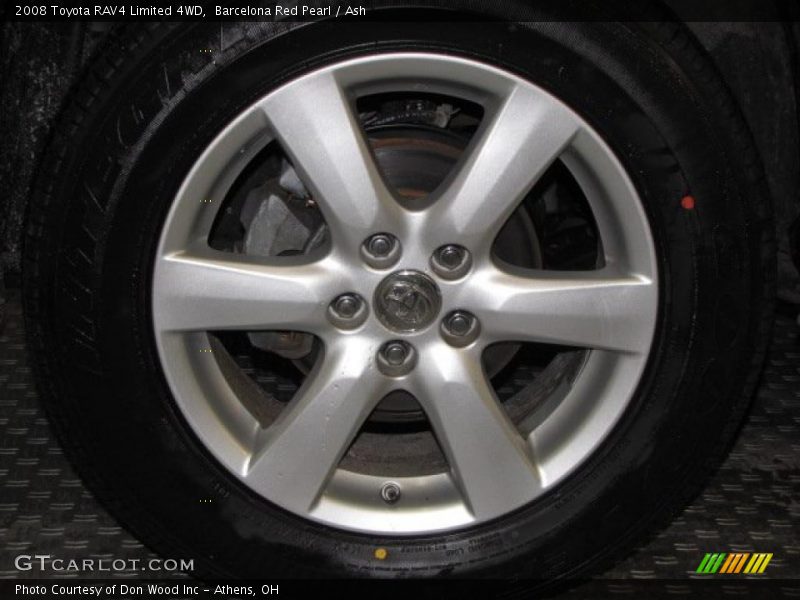 Barcelona Red Pearl / Ash 2008 Toyota RAV4 Limited 4WD
