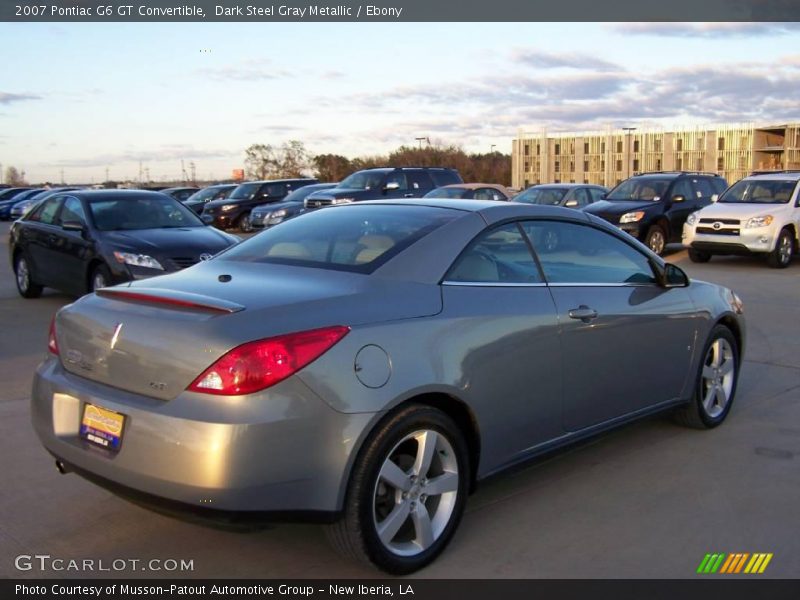 Dark Steel Gray Metallic / Ebony 2007 Pontiac G6 GT Convertible