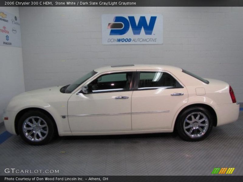 Stone White / Dark Slate Gray/Light Graystone 2006 Chrysler 300 C HEMI