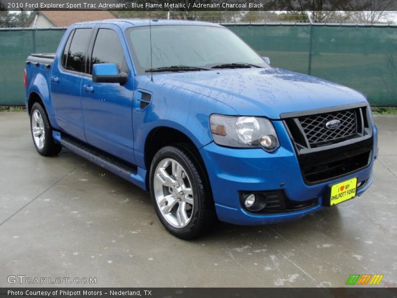 Front 3/4 View of 2010 Explorer Sport Trac Adrenalin