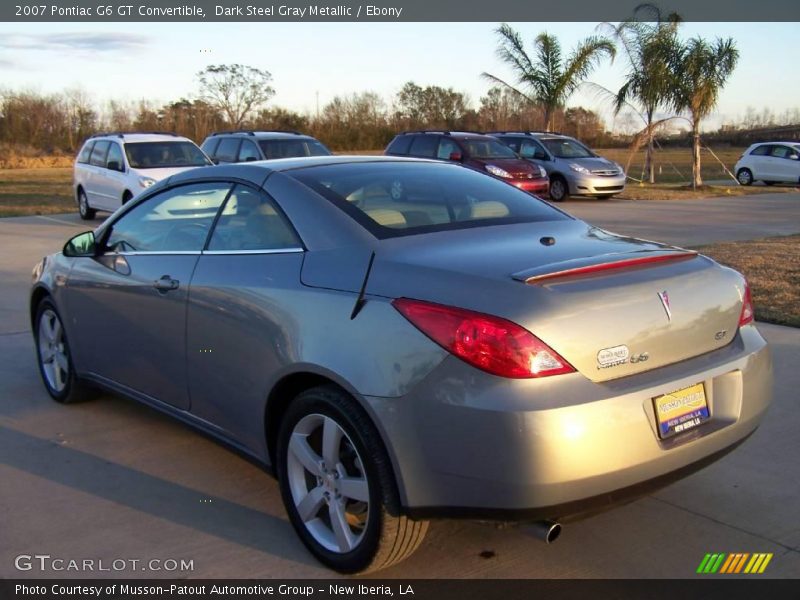 Dark Steel Gray Metallic / Ebony 2007 Pontiac G6 GT Convertible