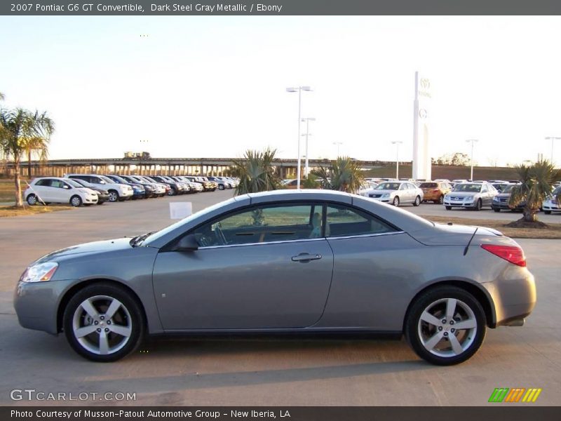 Dark Steel Gray Metallic / Ebony 2007 Pontiac G6 GT Convertible
