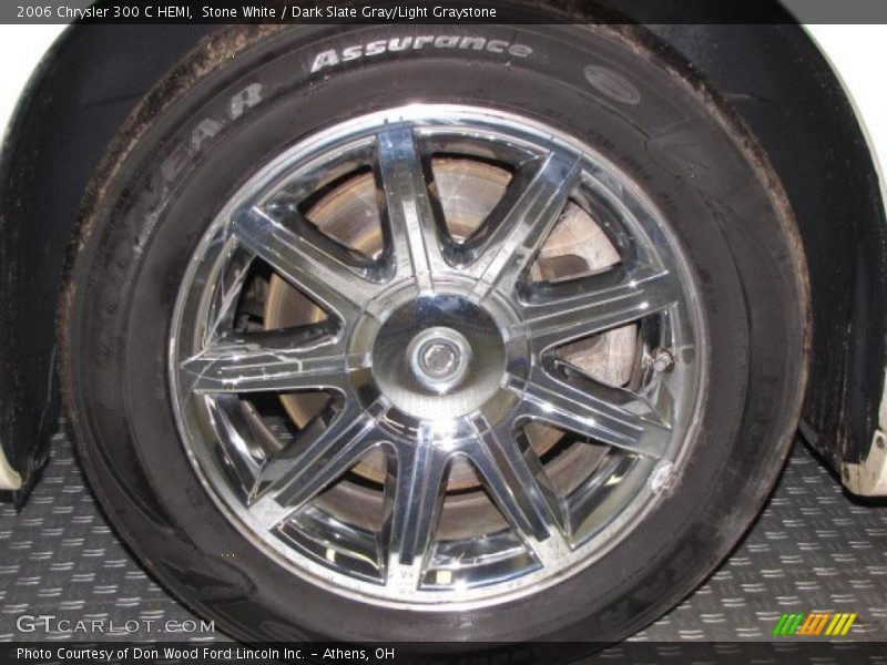 Stone White / Dark Slate Gray/Light Graystone 2006 Chrysler 300 C HEMI